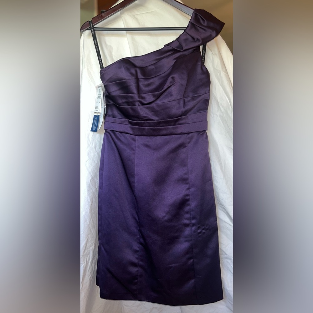 Alfred Angelo Prom Cocktail Dress One Shoulder | Size 4 | Formal | NEW with tags